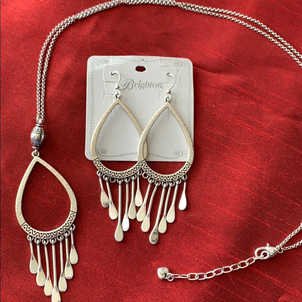 Brighton necklace and earrings